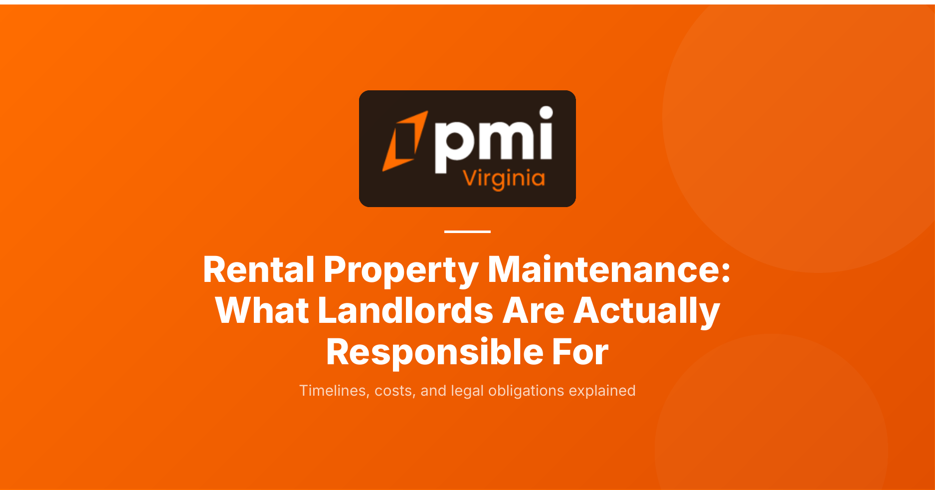 Rental Property Maintenance: What Landlords Are Responsible For
